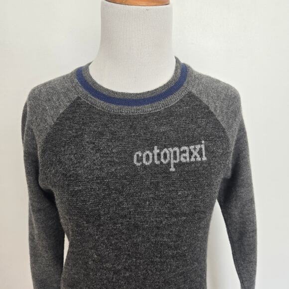 Cotopaxi Libre Sweater Cashilama Crew Neck Organic Gray Fitted Women Small - Picture 4 of 10